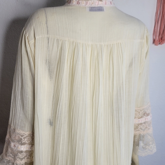 Vintage 70s Christian Dior Gauze Sheer nightgown - Picture 7 of 11